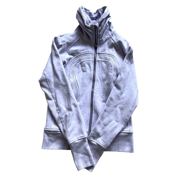 Lululemon Cuddle Up Jacket Heathered Lilac Size 6 - Picture 8 of 14